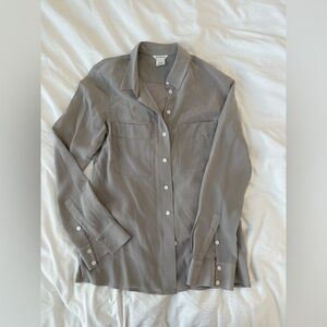 Club Monaco Gray Button Down Shirt